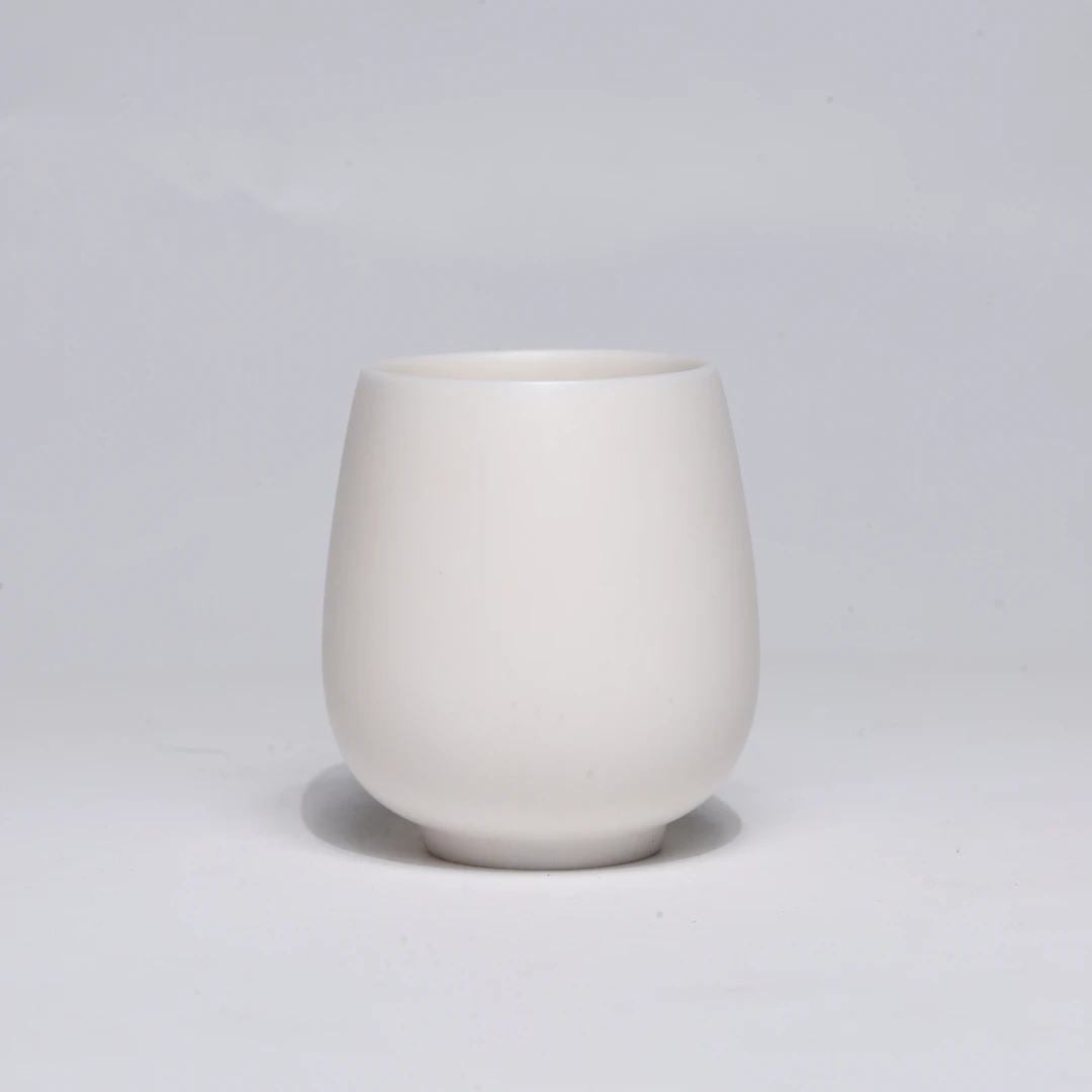 何白龙窑 羊脂玉瓷龙蛋暖手杯 HBLY-044