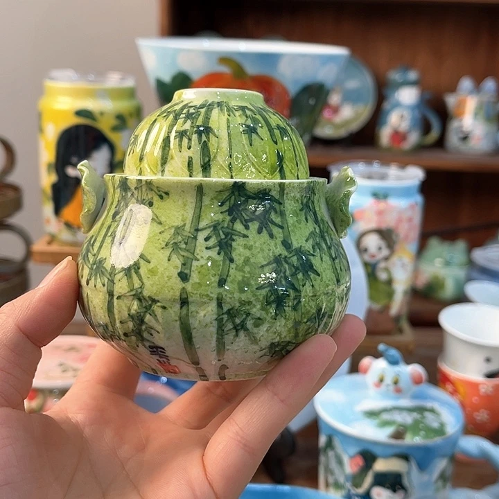 陶景德镇釉下手绘陶瓷