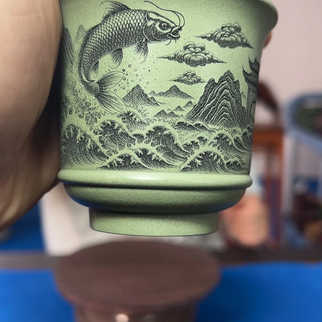 茶杯紫砂紫砂花是最美丽