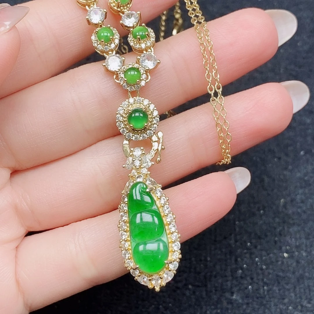 颈饰未镶嵌翡翠翡翠