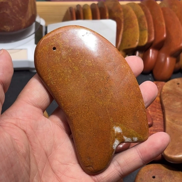 红砭石微瑕款刮痧板