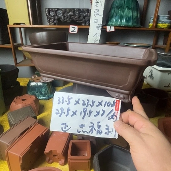 宜兴紫砂花盆马槽