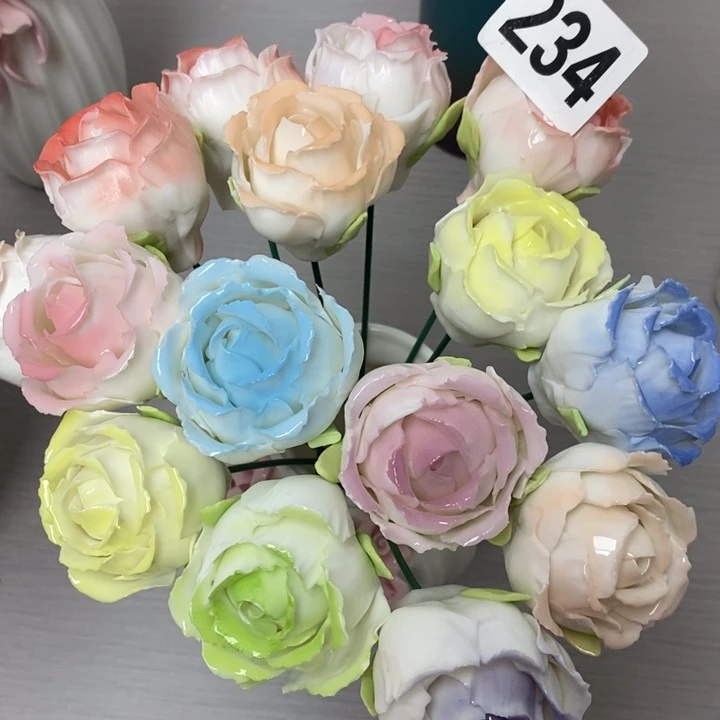 陶瓷陶瓷材料加工14朵