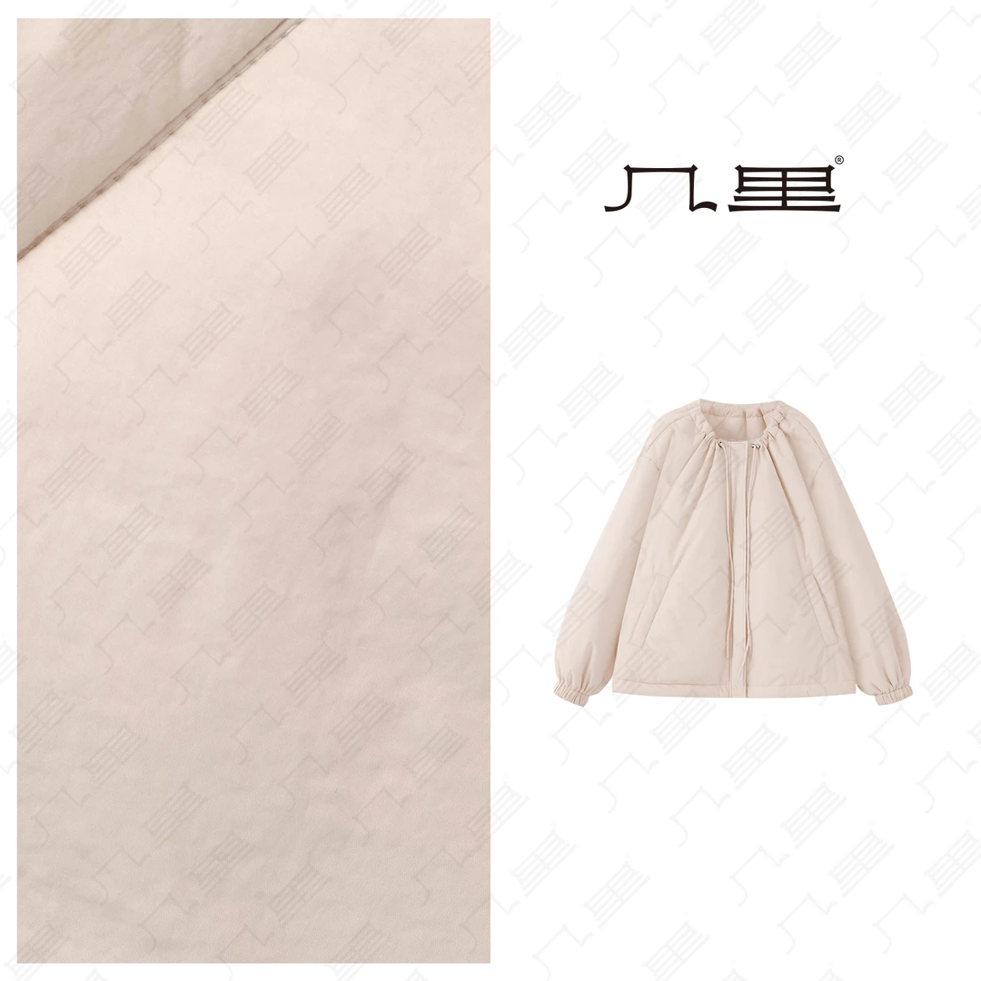 几里与麻【粉雾玫瑰】蓬松保暖洋气棉服 衣长67 胸围134 1120360