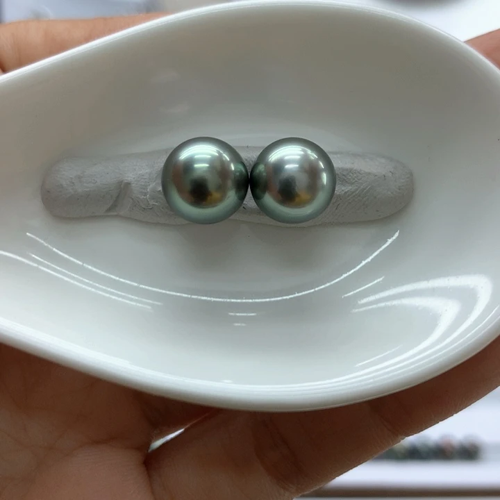 海水珍珠裸珠薄荷绿