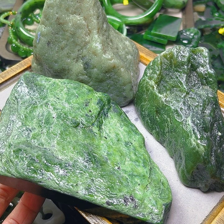 未镶嵌和田玉珠宝半成品随*