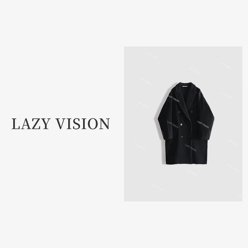 *LAZYVISION长款加厚显瘦秋冬新款 BC大衣 ZMD-31903