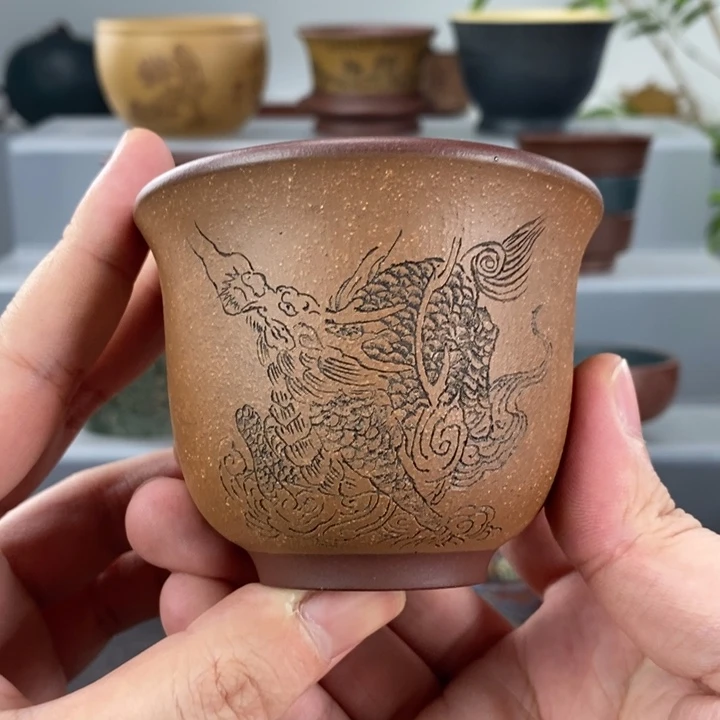 宜兴紫砂手工主人杯