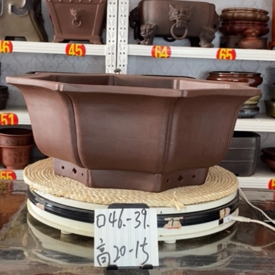 紫砂花盆宜兴紫砂花盆产地直销