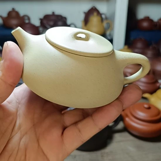 茶壶紫砂原矿本山段景舟石瓢230cc半手工