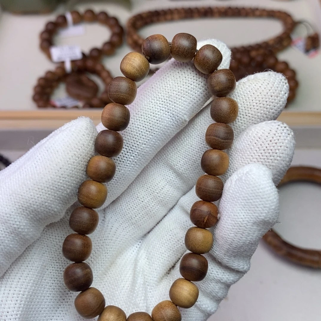 檀香木手串/手链印度迈索尔老山檀7.5*8全瑕