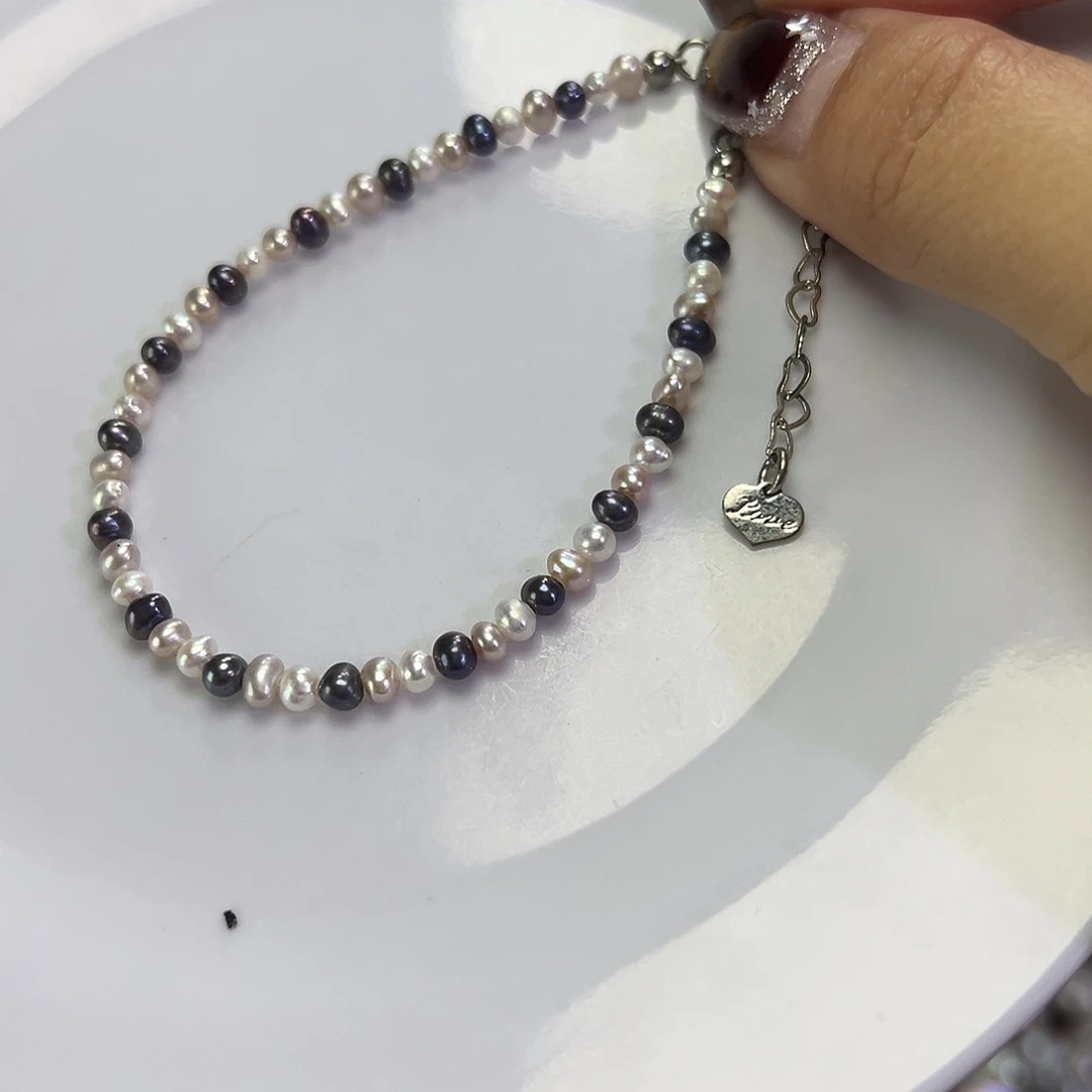 淡水珍珠钛钢手绳