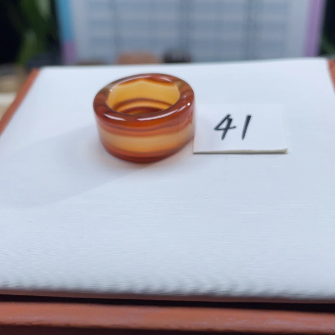 玛瑙/玉髓未镶嵌戒指Z16.6