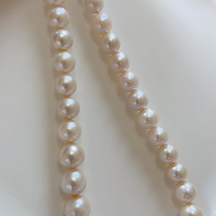 淡水珍珠8.9-11.4肉眼正圆未镶嵌