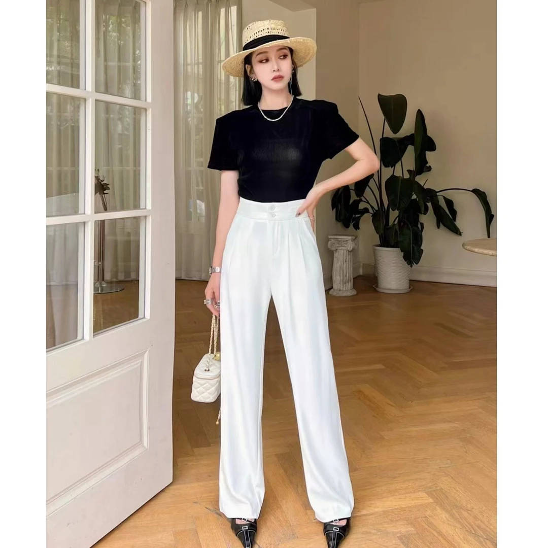 DS52832回味依衣时尚显瘦2025新款阔腿裤