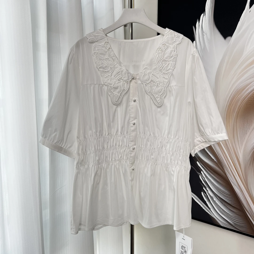 【流依涵】T夏季减龄蕾丝元素娃娃衫N0退NO换-68217