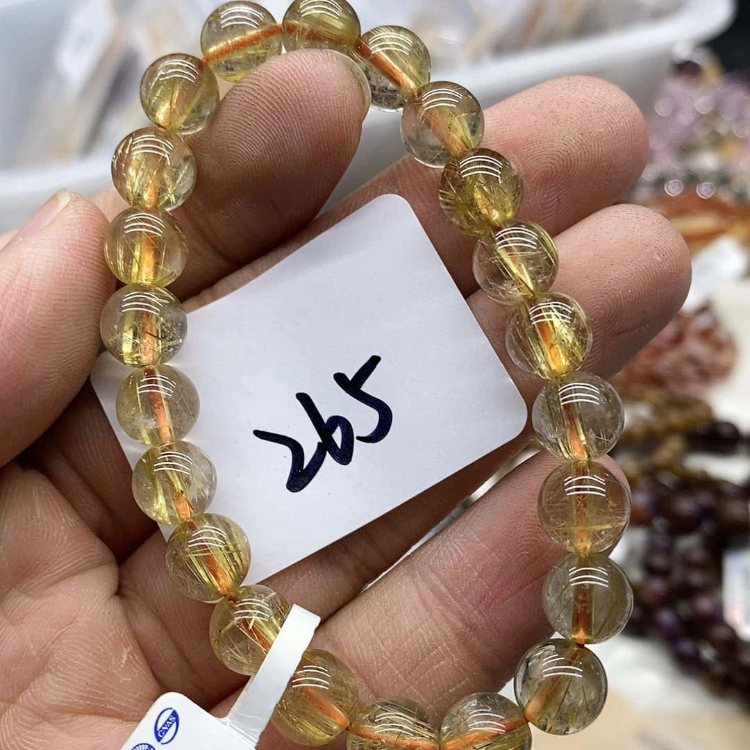 水晶手串未镶嵌天然