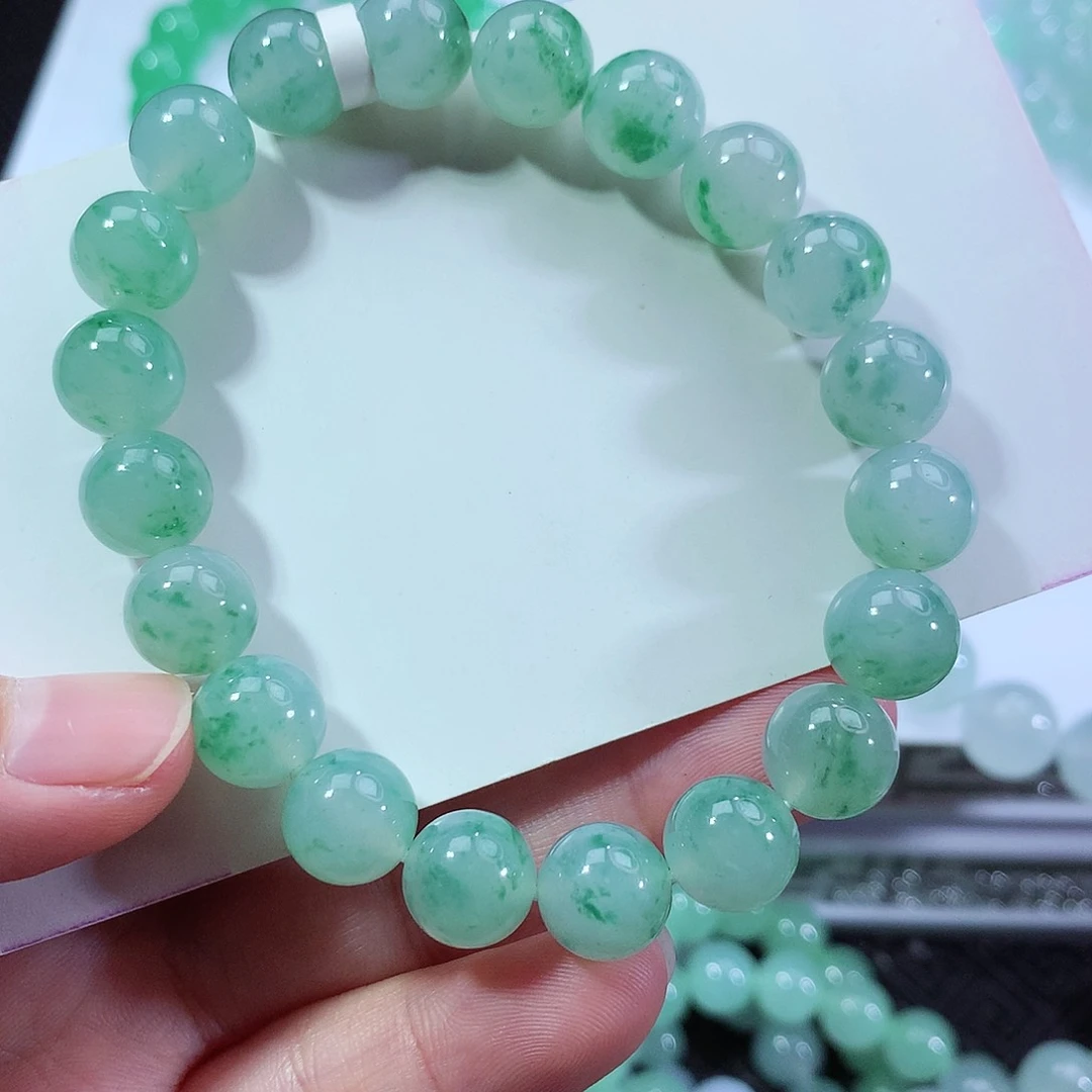 翡翠手链未镶嵌卡10