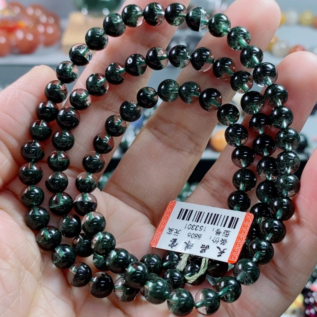 水晶手链未镶嵌绿幽灵手链153301