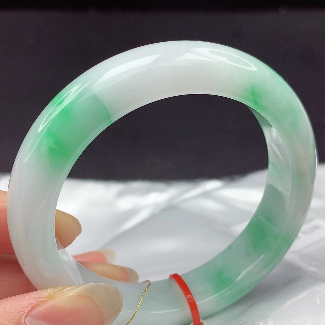 未镶嵌手镯翡翠55圈+018