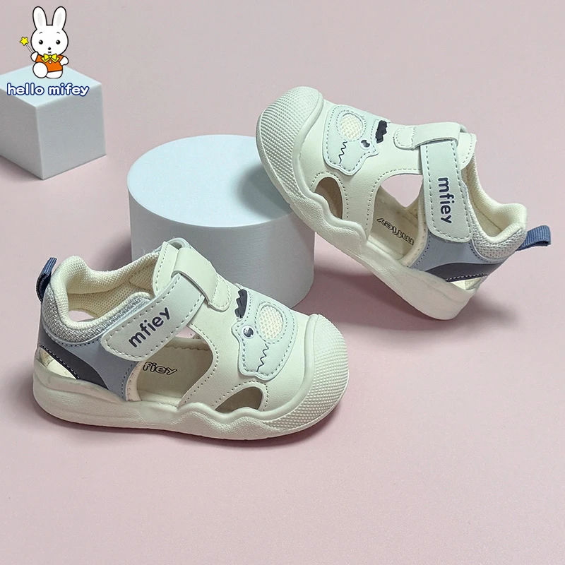 【班纳米菲】2025夏季新款学步鞋软底软面柔软舒适防踢防撞溯溪凉鞋