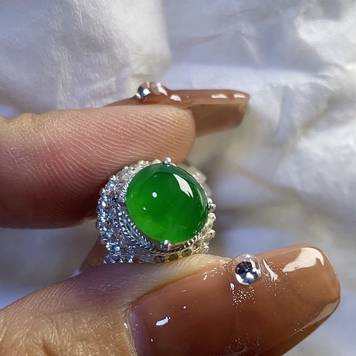 万***8定制翡翠未镶嵌8655555995899