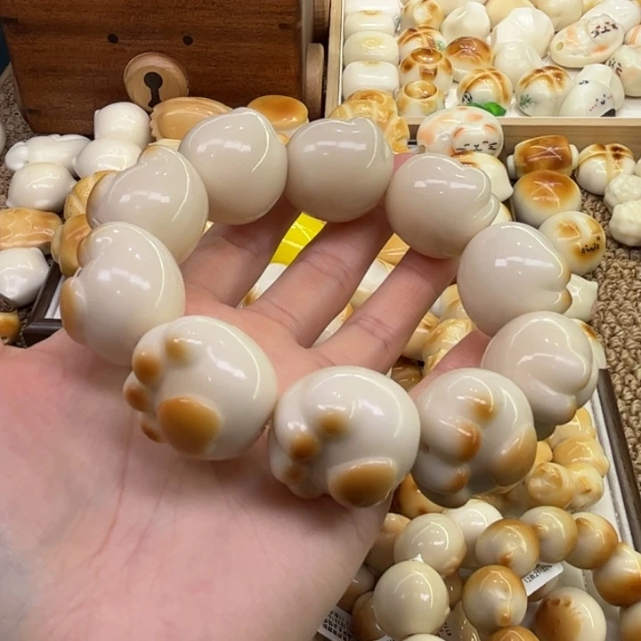 把件菩提根/象牙果12.29.25象牙果炭烤爱心猫爪微瑕