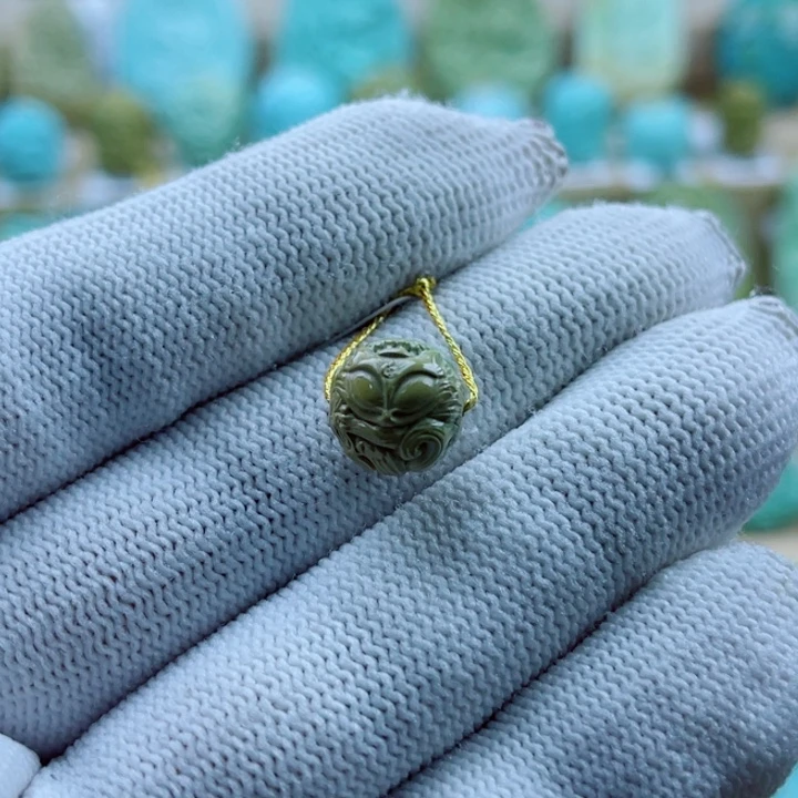 绿松石未镶嵌珠宝奇石10mm