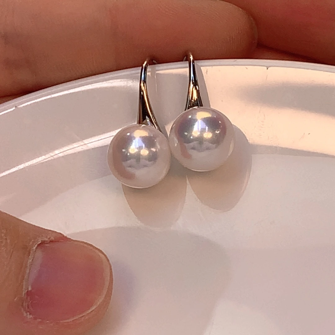 耳饰淡水珍珠银S925镶嵌