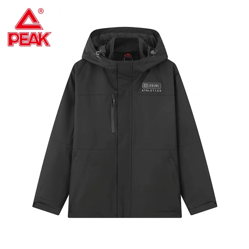 匹克三合一冲锋衣运动外套男秋季户外加绒冲锋运动风衣