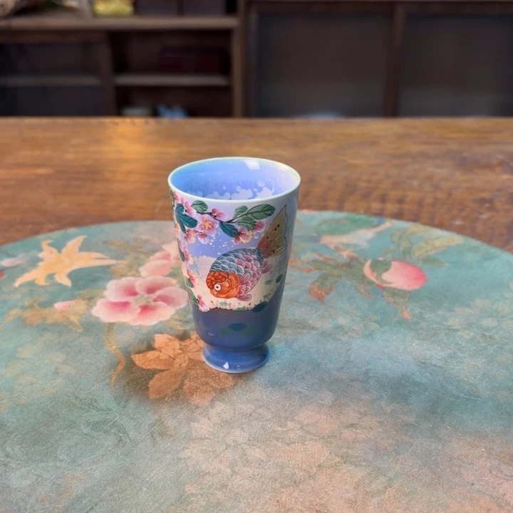 柴烧纯手工手绘陶瓷