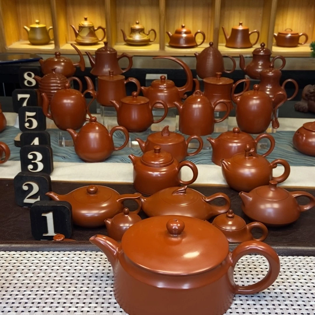 茶壶紫砂小****）潮州手工艺