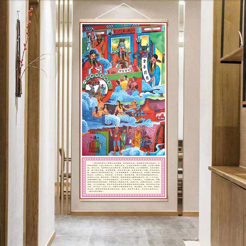 第九套十王画像挂画