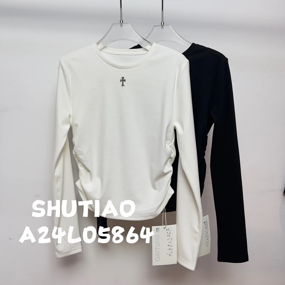 【SHUTIAO】2024秋冬：新款小众设计款T恤A24L05864