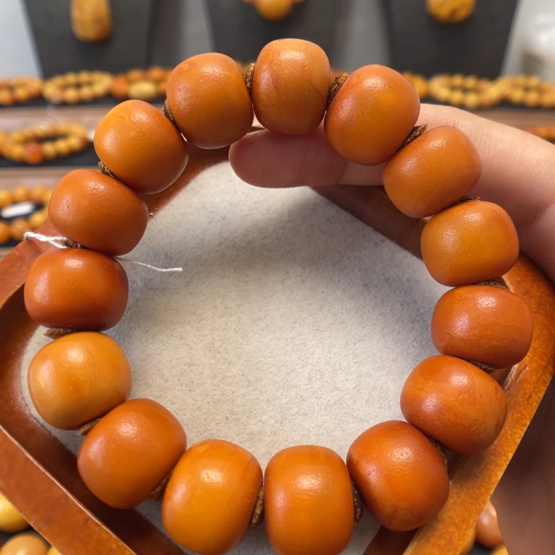 蜜蜡未镶嵌手链蜜蜡