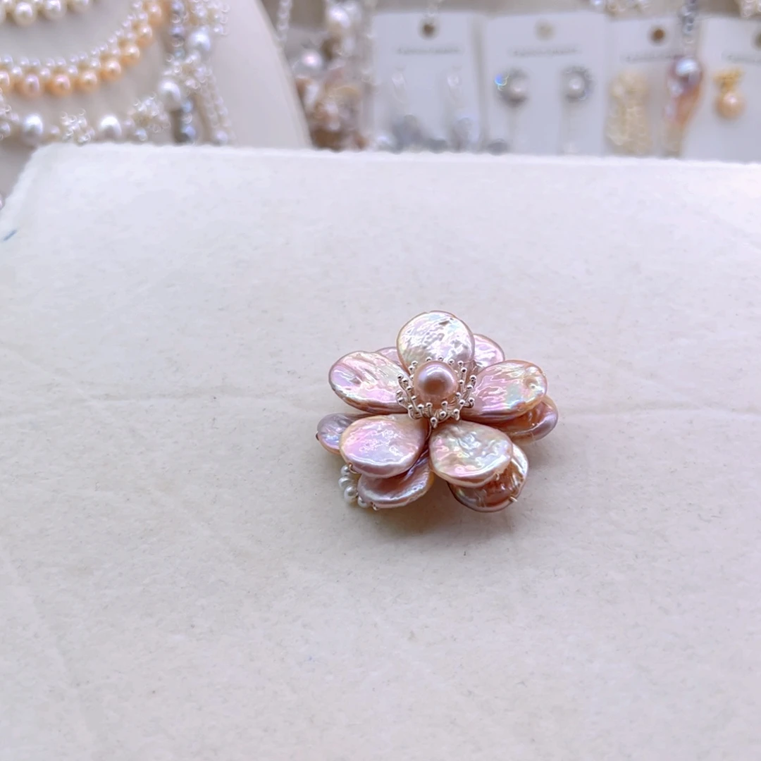 ****月淡水珍珠未镶嵌项链