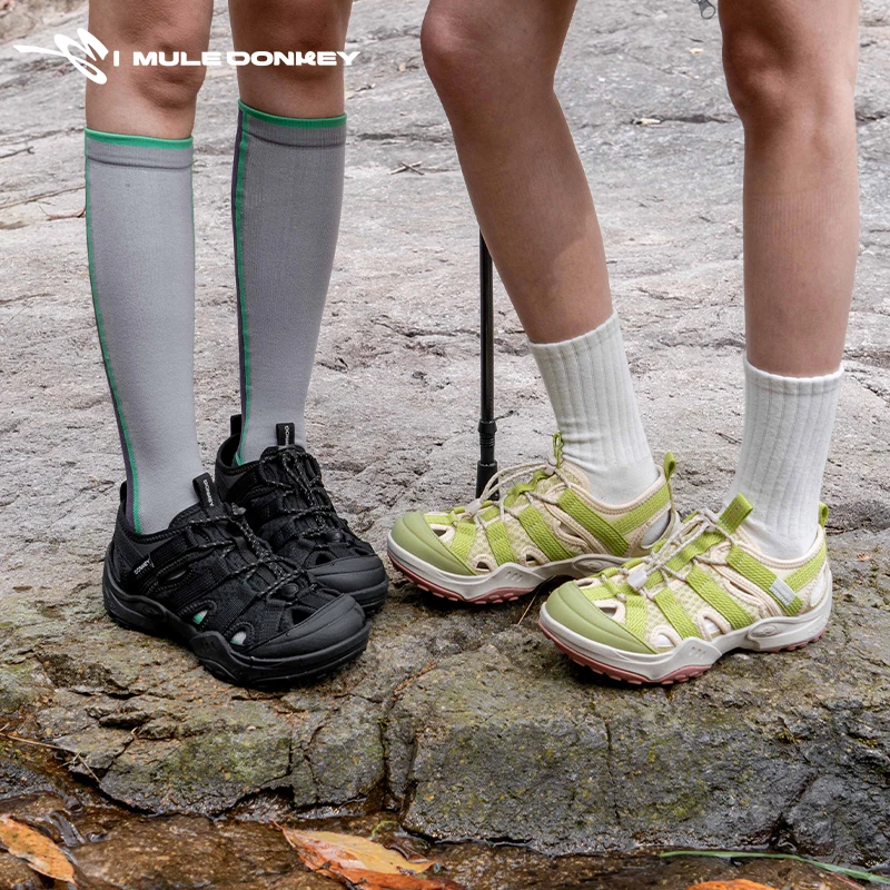 多嘴驴溯溪鞋系列木炭黑配色休闲百搭夏季新款运动鞋户外防滑轻便