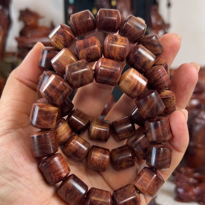 黄花梨/降香黄檀手串/手链黄花梨 多样性发一