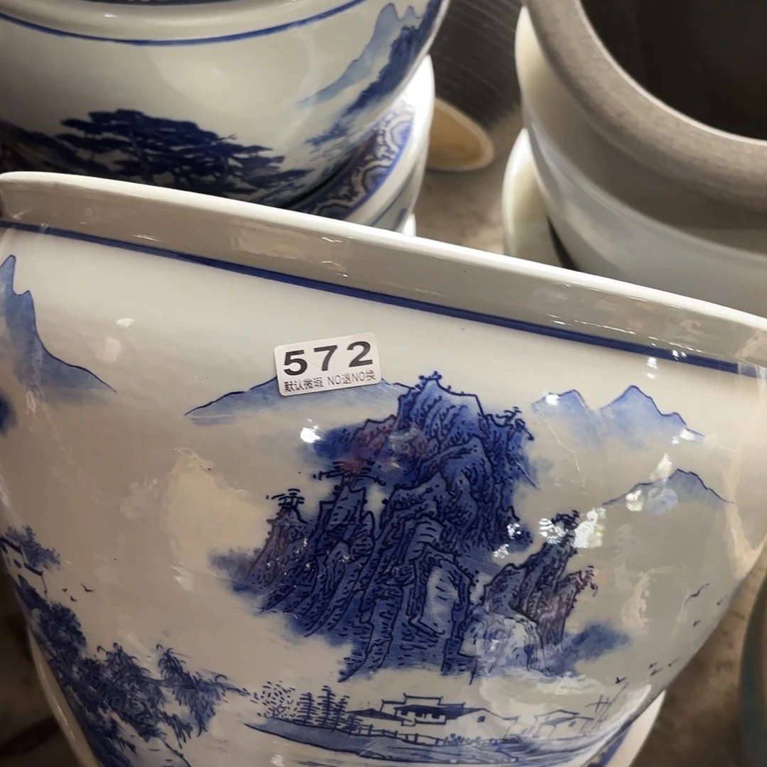 缸45瑕疵陶瓷572瑕疵陶瓷养鱼