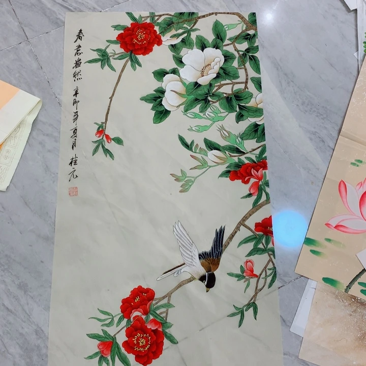 云***轻国画艺术作品欣赏