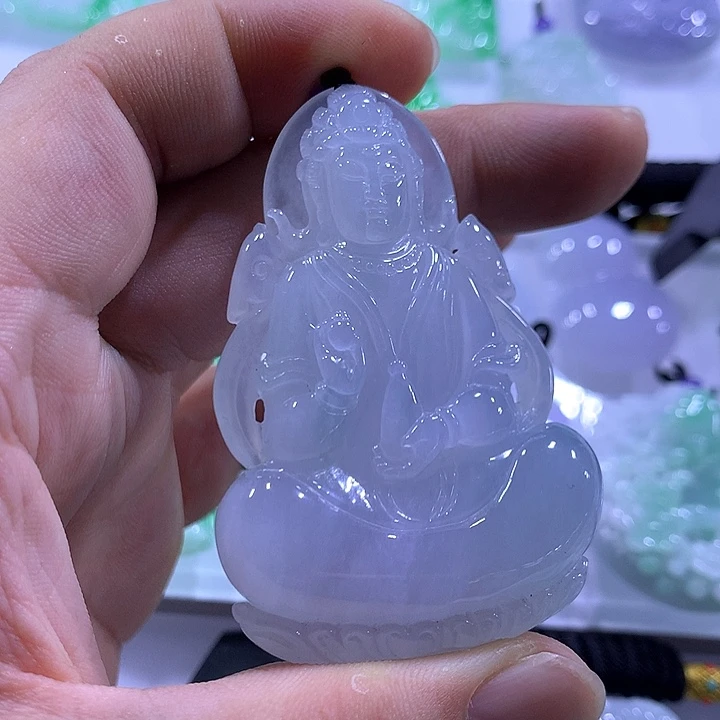 翡翠未镶嵌颈饰天然翡翠A货吊坠
