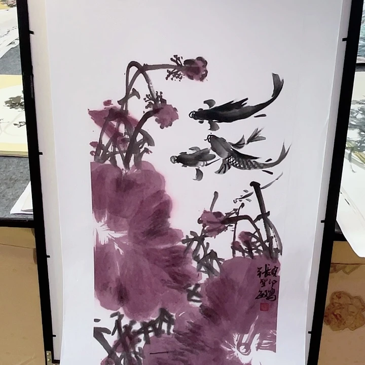 国画张圣敏先生纯手绘作品