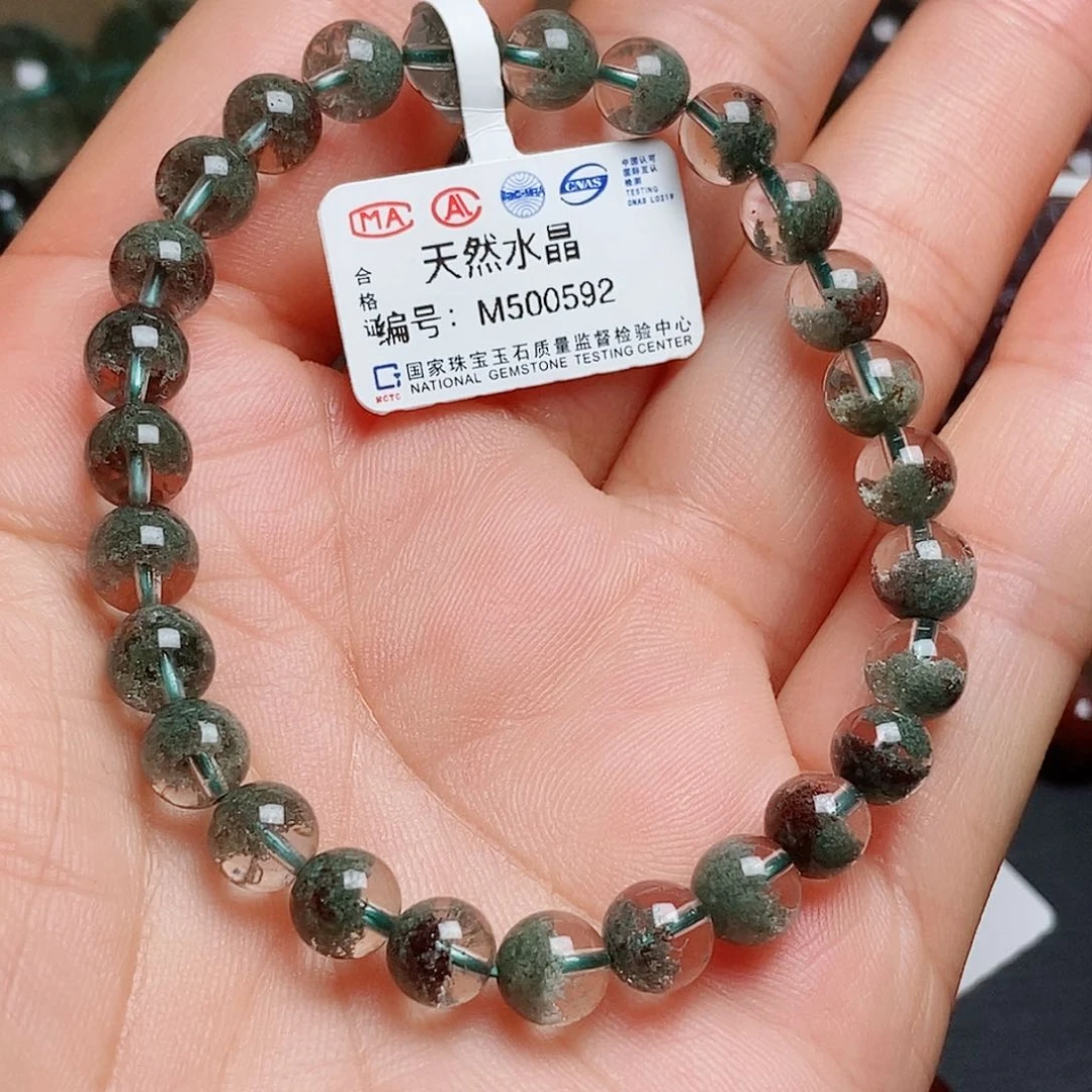 水晶手链未镶嵌绿幽灵6大➕