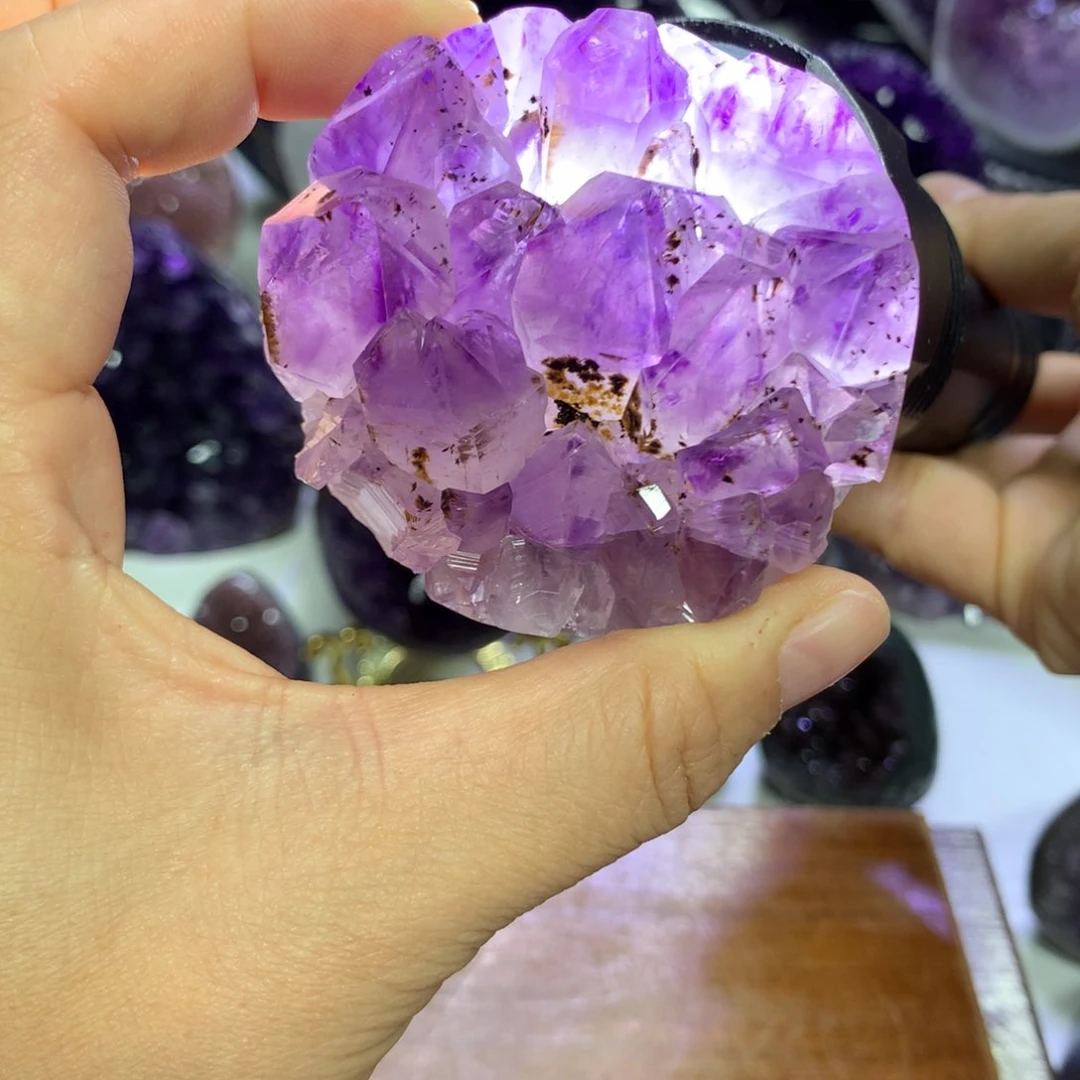 紫晶摆件未镶嵌水晶