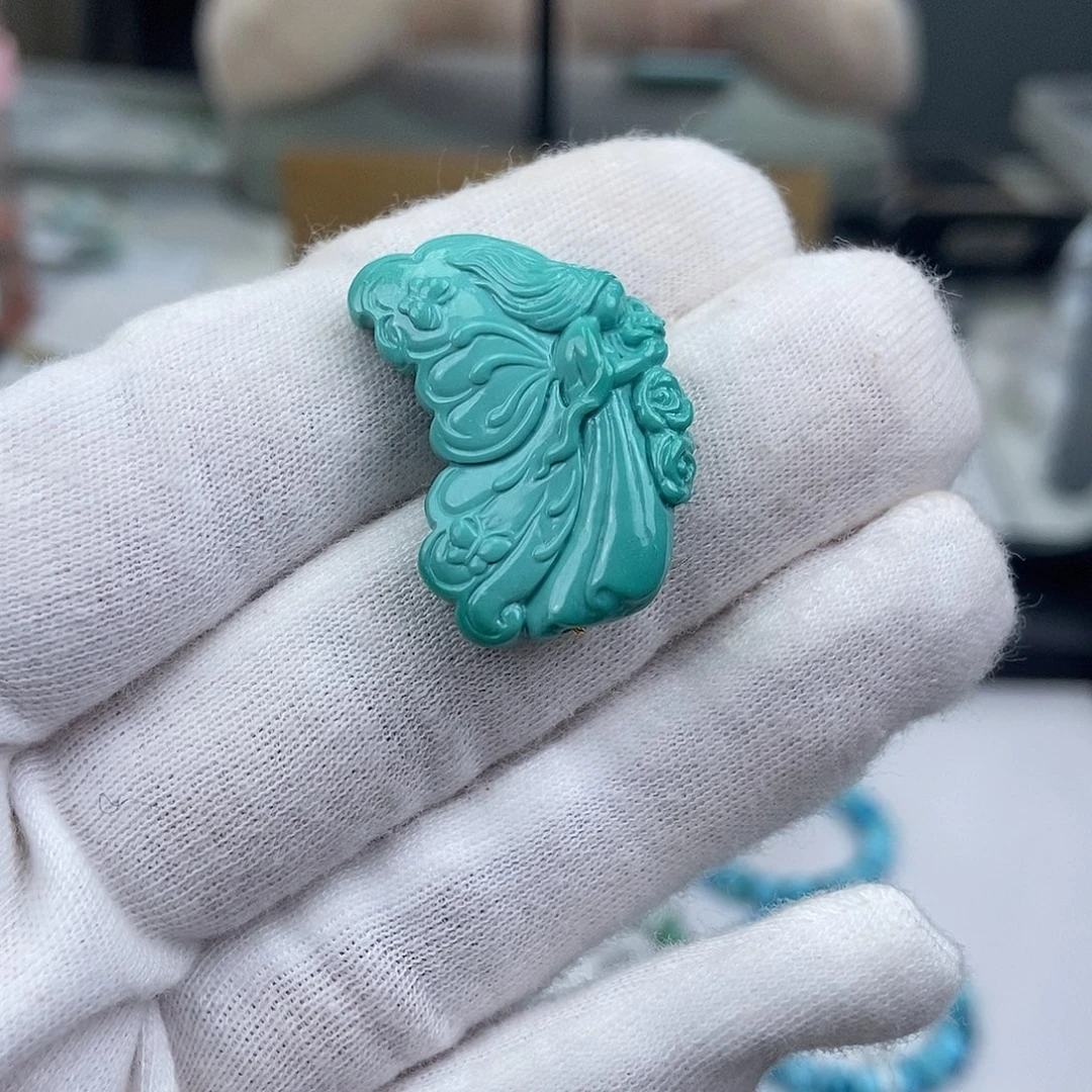 绿松石未镶嵌珠宝奇石