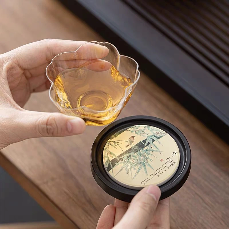 【大器甄选】长青竹杯垫-DF017