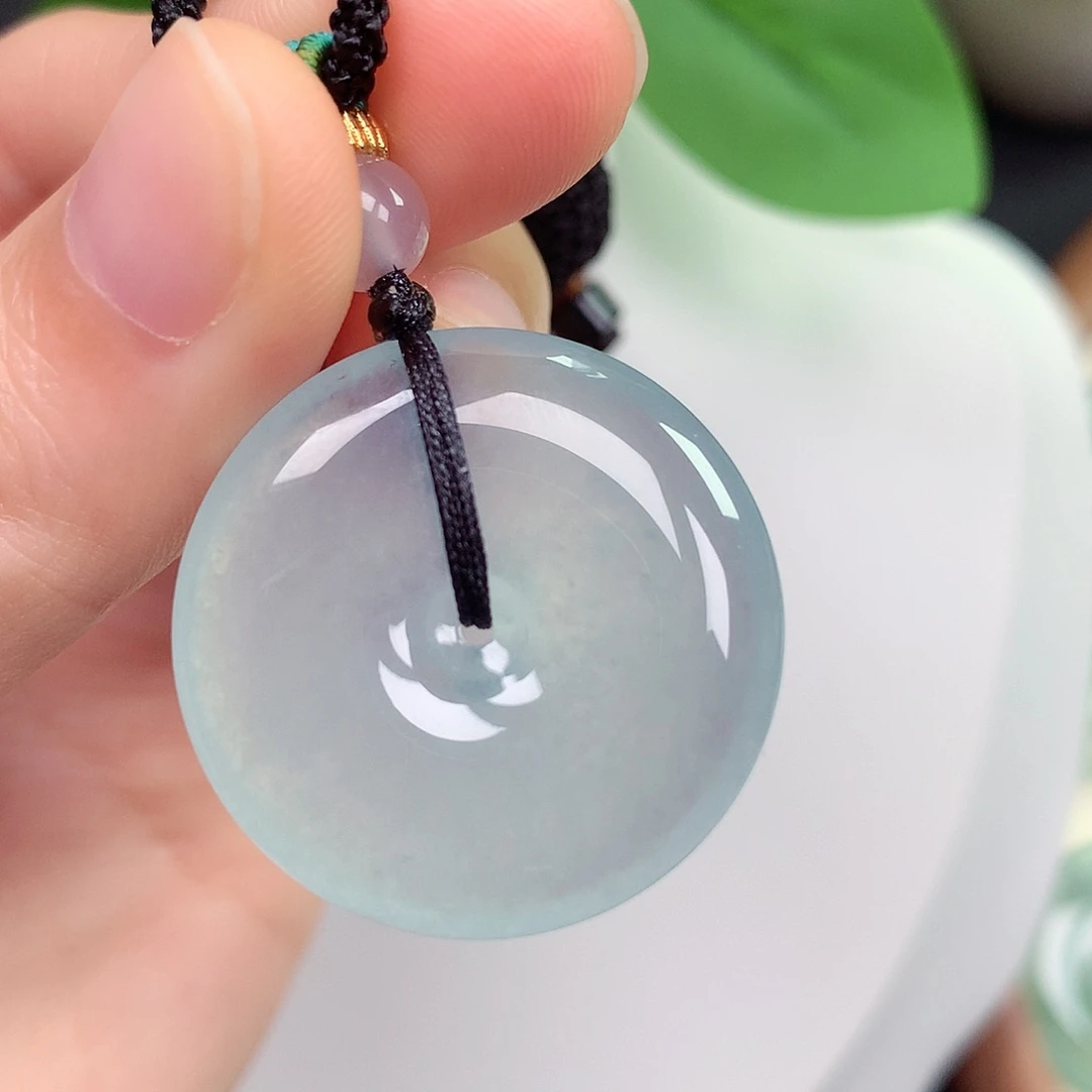 颈饰未镶嵌翡翠平安扣 28-5.6mm