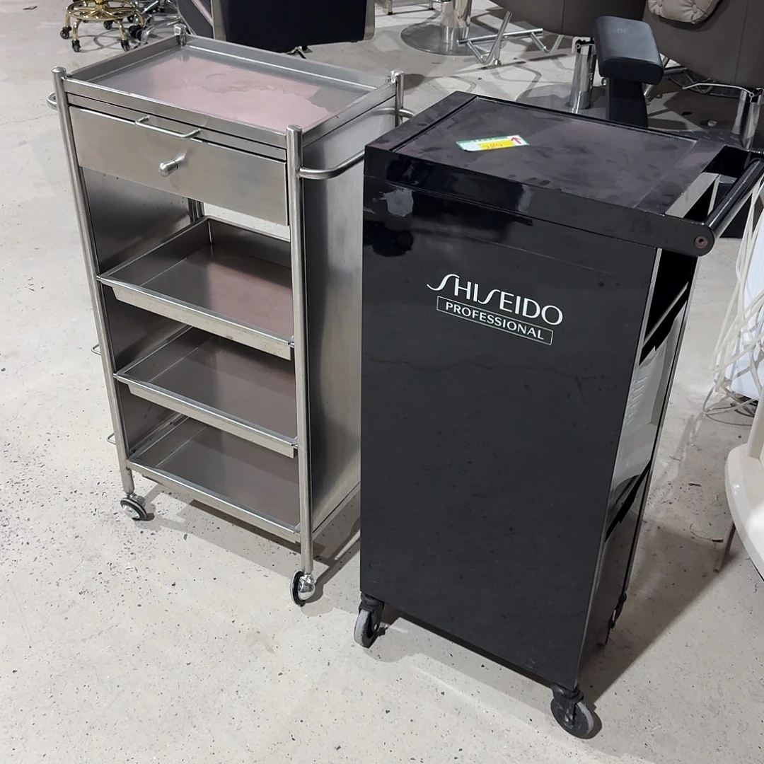 阳***洋混纺木（红木类）资生堂推车一台不锈钢推车一台包邮