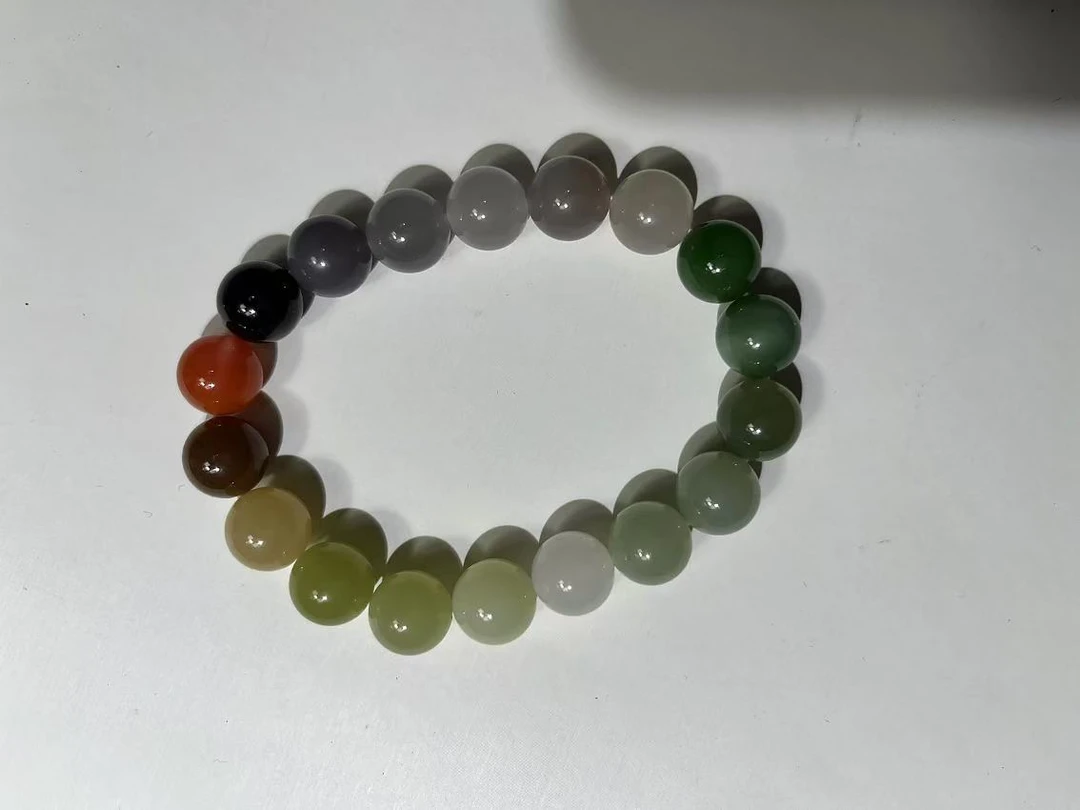 【贵妃甄选】和田玉多宝手串卡12mm玉手串百搭