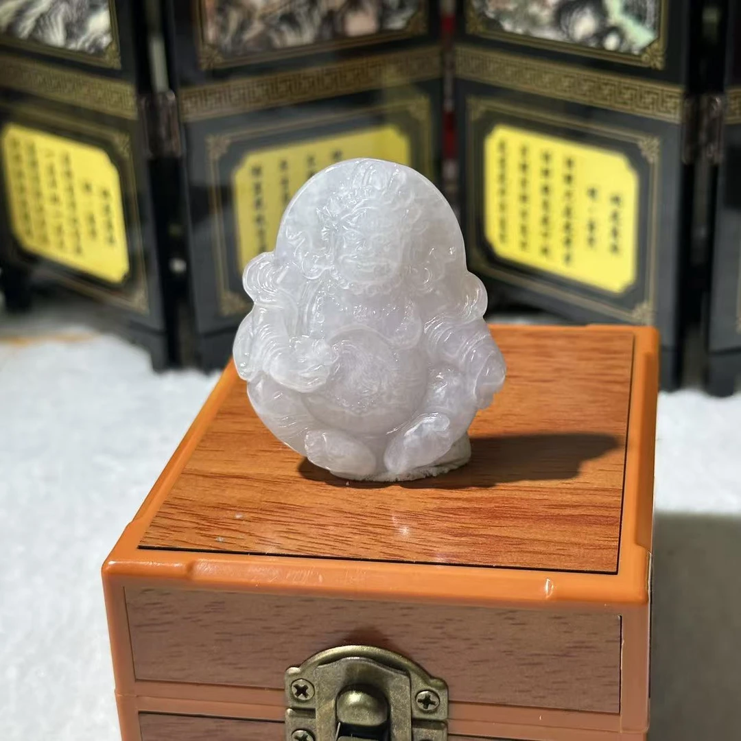 4144-天然翡翠-冰胶财神